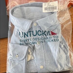 UNTUCKit Men's Sky Blue Casual Shirt